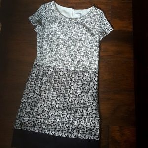 Black and white dress